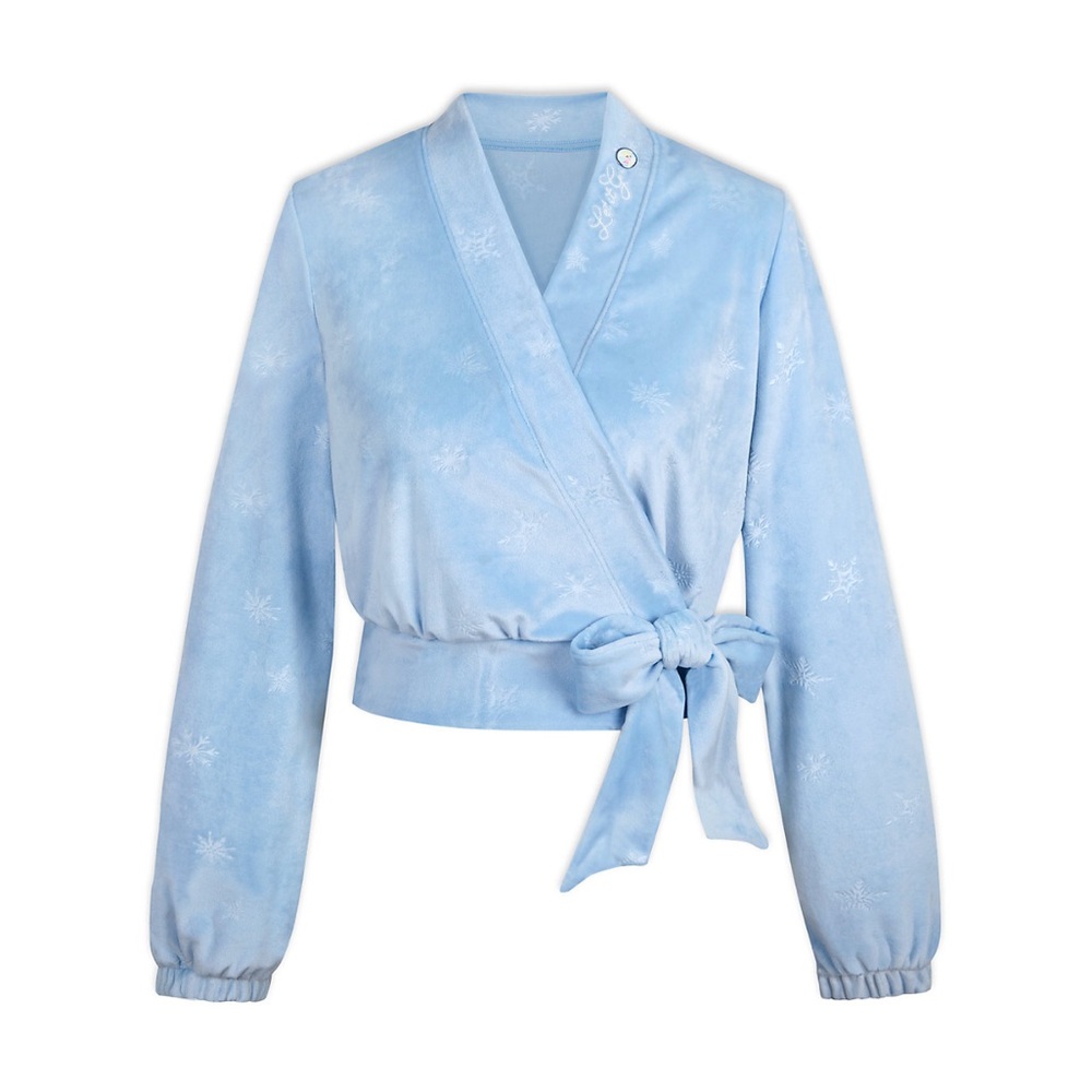 Disney Store || Disney Frozen Elsa Limited Edition velvet wrap blouse (2X) - NWT